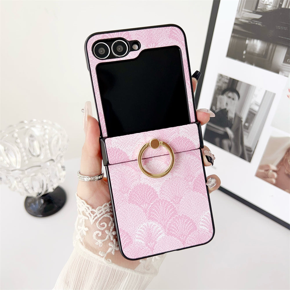 GlamRing Z Flip 6, 5 Luxury Shockproof Case