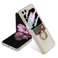 LuxGuard Z Flip 6, 5 Leather Wallet Case