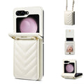 LuxStrap  Z Flip 7,6,5,4,3 Wallet Leather Crossbody Case