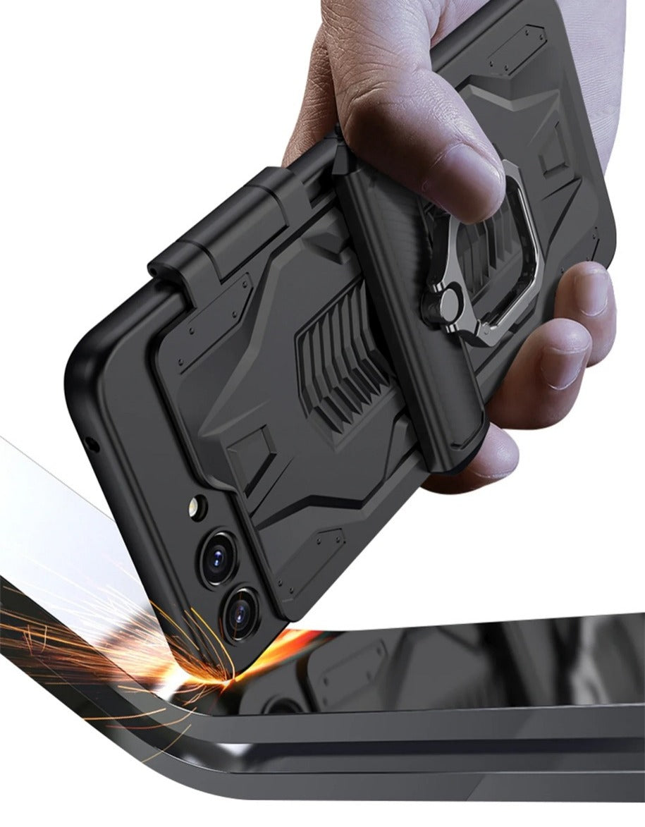 MagHinge Z Flip 7, 6, 5 Toughened Film Armor Case