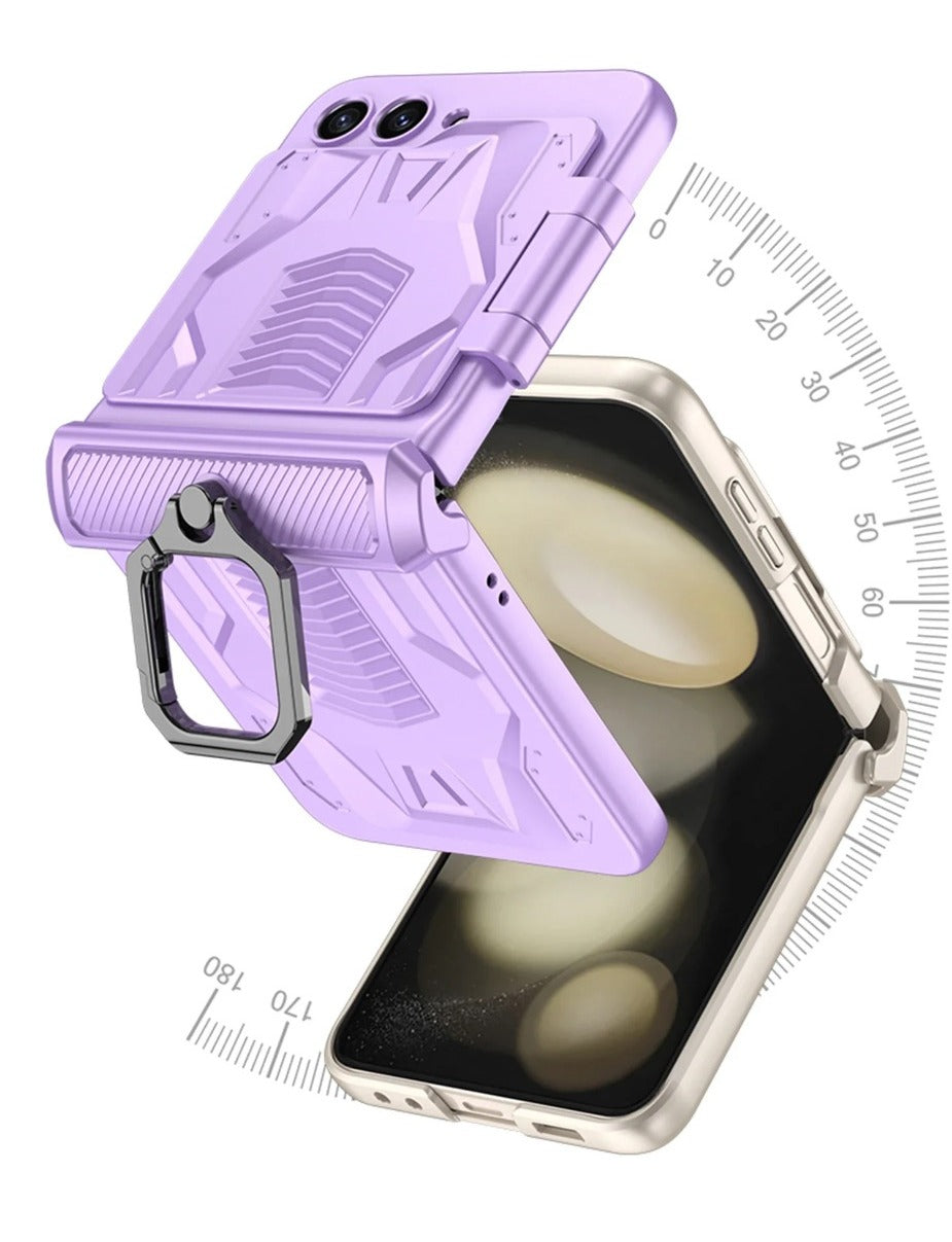 MagHinge Z Flip 7, 6, 5 Toughened Film Armor Case