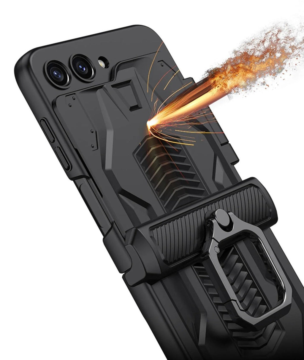 MagHinge Z Flip 7, 6, 5 Toughened Film Armor Case