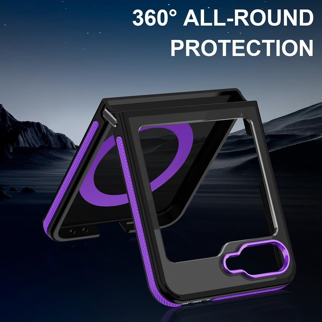 MatteShield MagSafe  Z Flip 7, 6, 5  Sleek Wireless Charging Armor Case