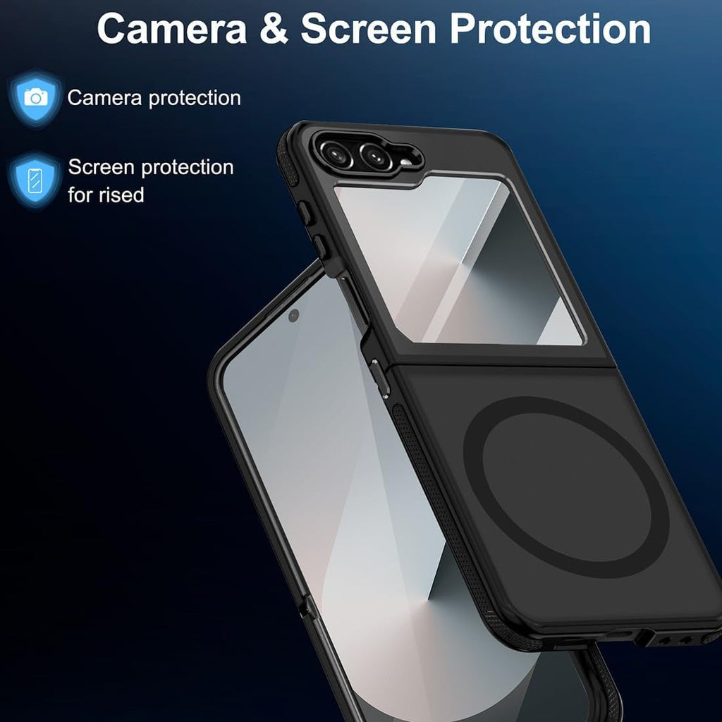 MatteShield MagSafe  Z Flip 7, 6, 5  Sleek Wireless Charging Armor Case