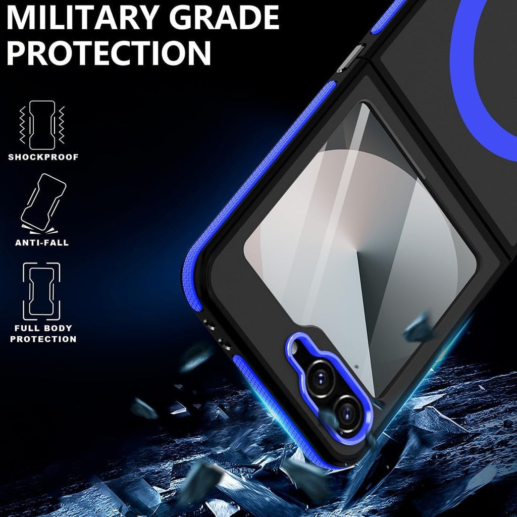 MatteShield MagSafe  Z Flip 7, 6, 5  Sleek Wireless Charging Armor Case
