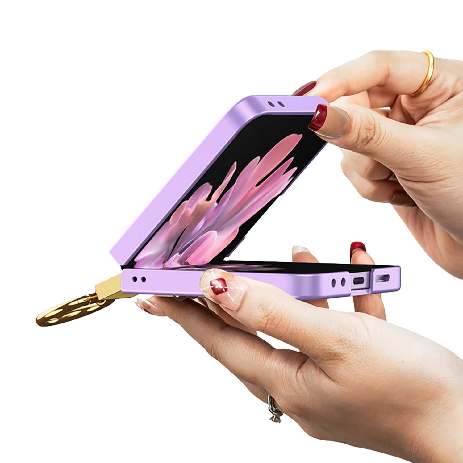 SlimRing Z Flip 6 Ultra-Thin Case with Ring Holder