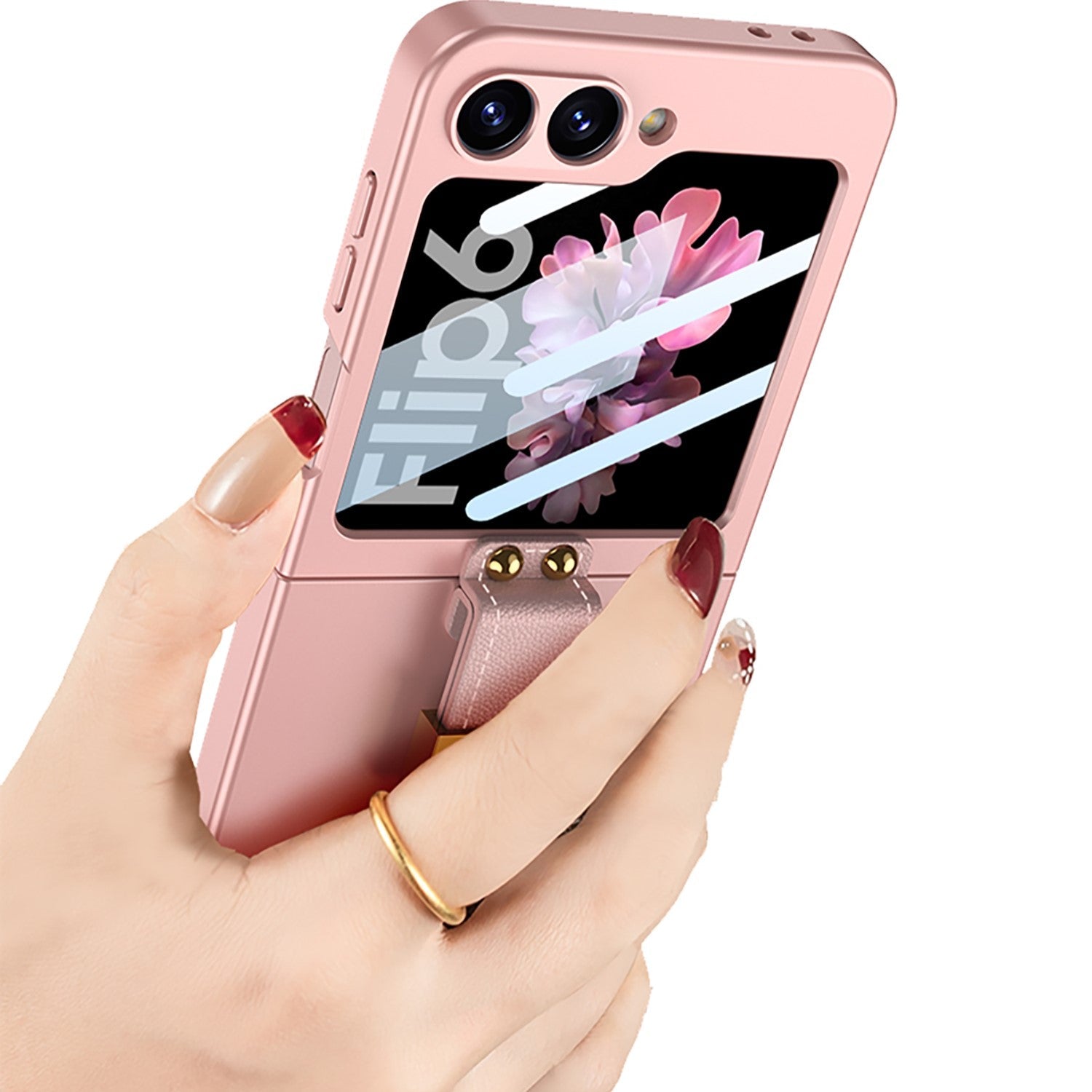 SlimRing Z Flip 6 Ultra-Thin Case with Ring Holder