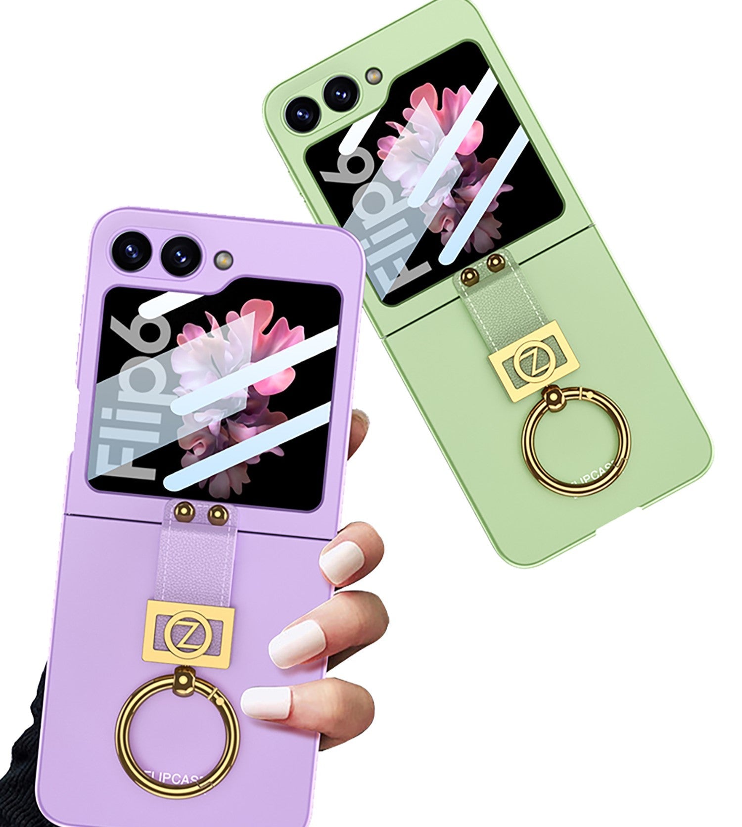 SlimRing Z Flip 6 Ultra-Thin Case with Ring Holder