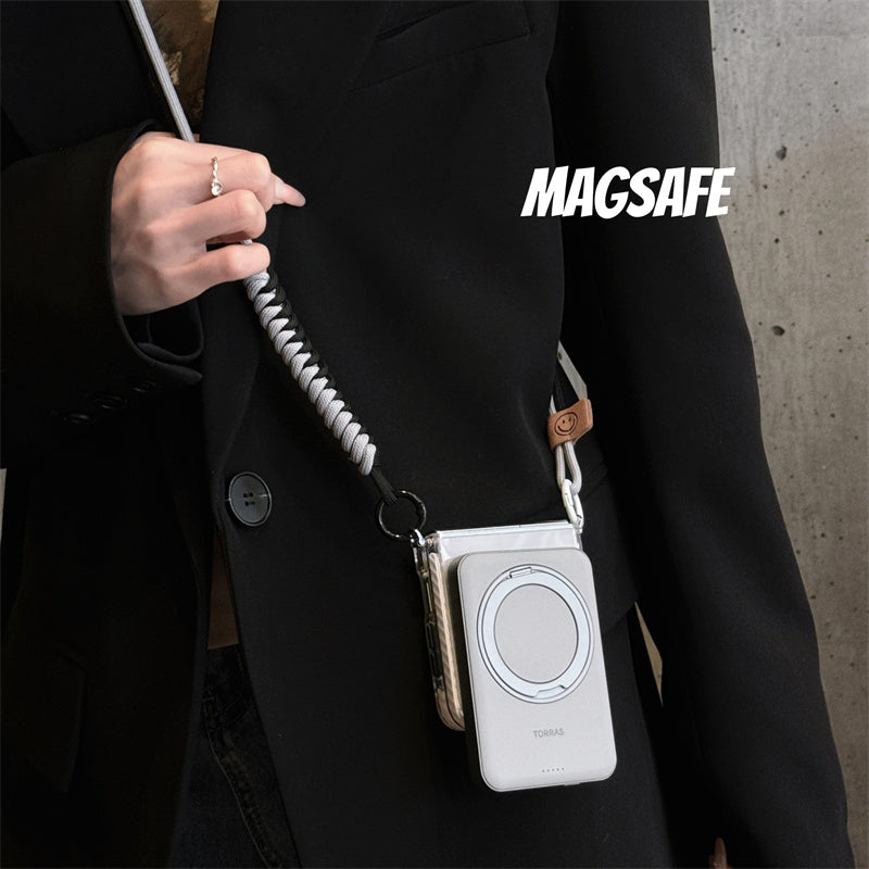 FlipCarry Magnetic Crossbody Z Flip 7 , 6 , 5 Slim & Hands-Free Case