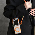 FlipCarry Magnetic Crossbody Z Flip 7 , 6 , 5 Slim & Hands-Free Case